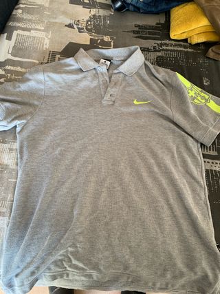 Polo Nike FCB Gris