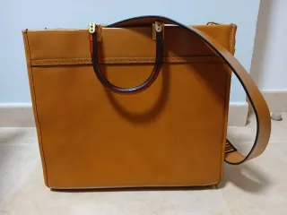 Bolso Fendi Roma Piel Marrón y Dorado