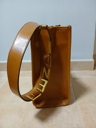 Bolso Fendi Roma Piel Marrón y Dorado