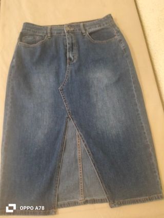 Falda vaquera Lefties talla M