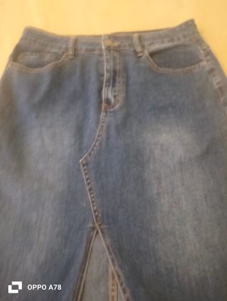 Falda vaquera Lefties talla M