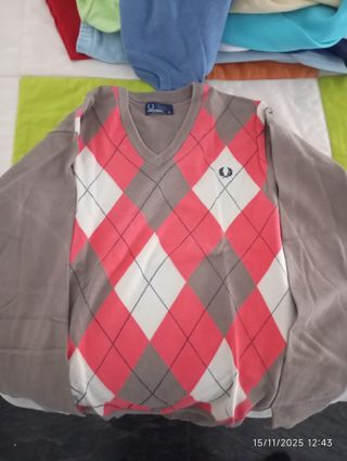 Jersey Fred Perry rombos original