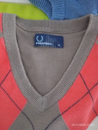 Jersey Fred Perry rombos original