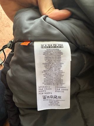 Napapijri Giubbotto Invernale Nero