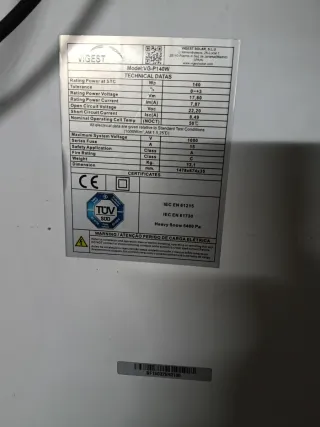 Placa Solar Fotovoltaica