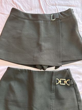 Falda pantalón negra