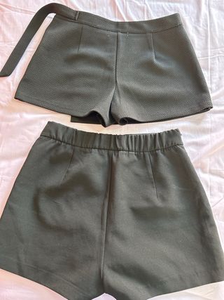 Falda pantalón negra