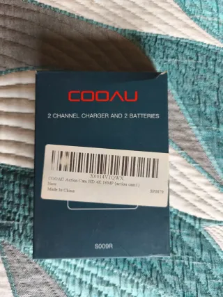 Cámara de acción COOAU CU-SPC05 Negra 4K 24MP 60FP