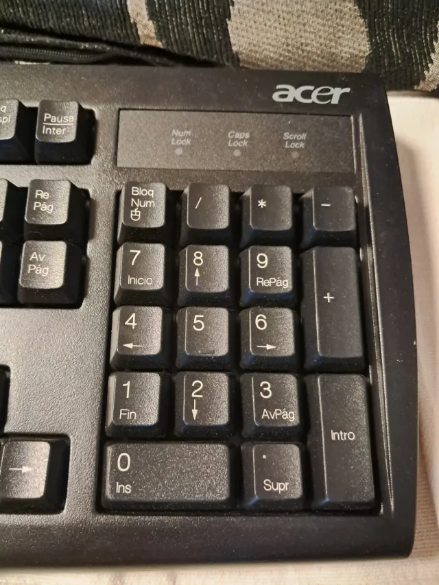 Tastiere Acer Nero con mouse