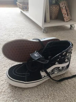 Vans Sk8-Hi Skull Bandana Talla 36.5