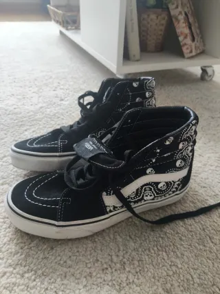 Vans Sk8-Hi Skull Bandana Talla 36.5