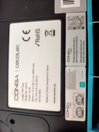 Robot Aspirador Conga Cecotec 1790