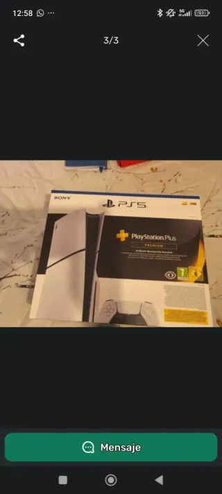 PlayStation 5 Sony PS5 con menos de 1 año