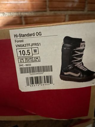 Botas de Snowboard Vans talla 44