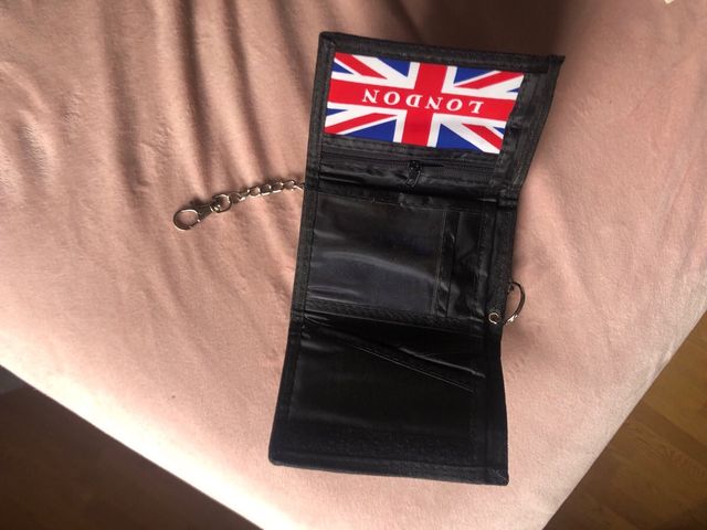 Cartera Londres Union Jack con Cadena