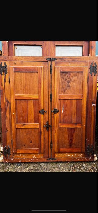 Ventanas madera con cristal climalit