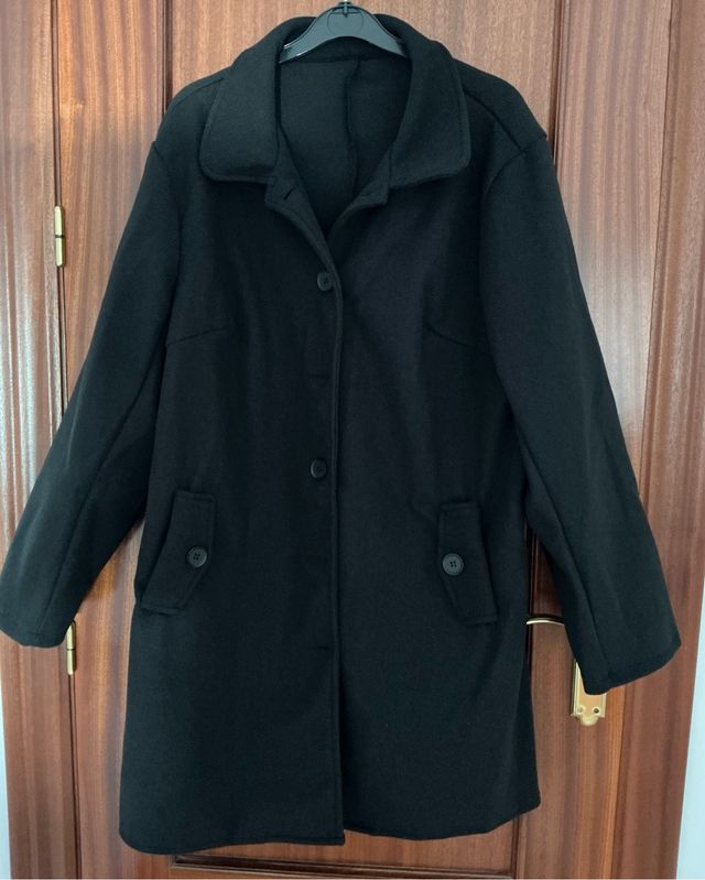 Abrigo negro 2xl