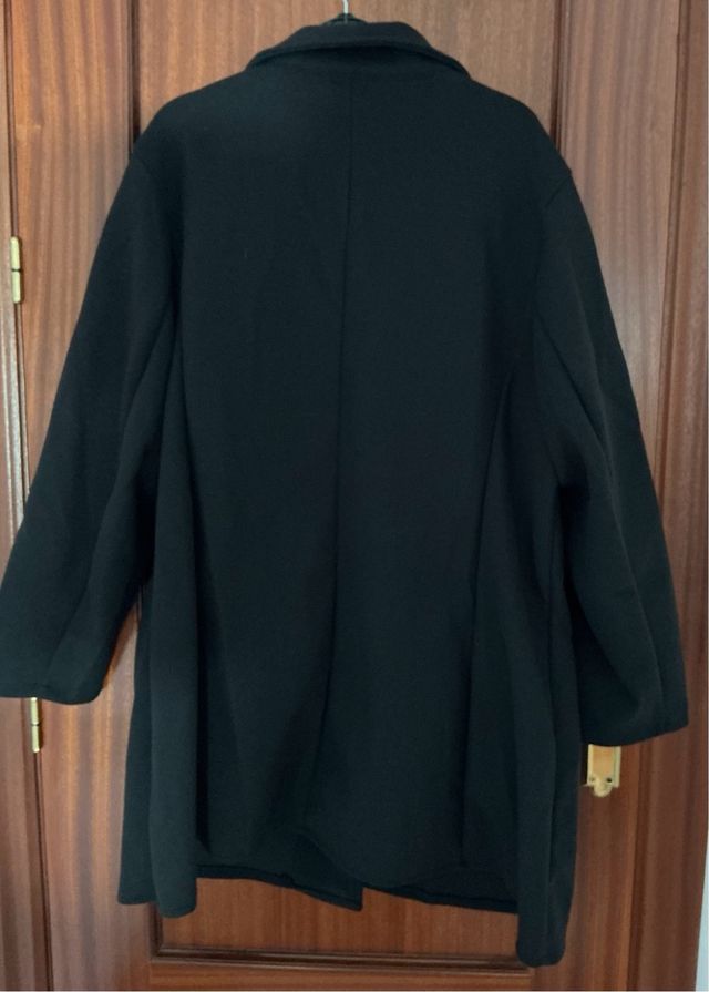 Abrigo negro 2xl