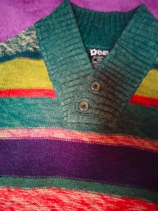 Jersey Desigual Talla S Multicolor