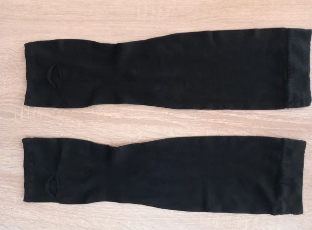 Maniche Ciclismo Nere Protezione UV