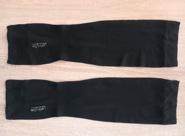 Maniche Ciclismo Nere Protezione UV