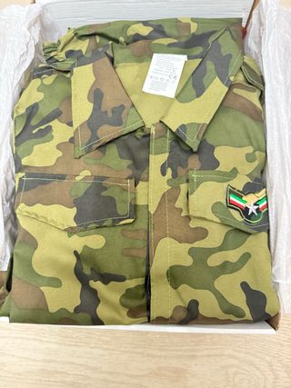 Vestito carnevale militare taglia L