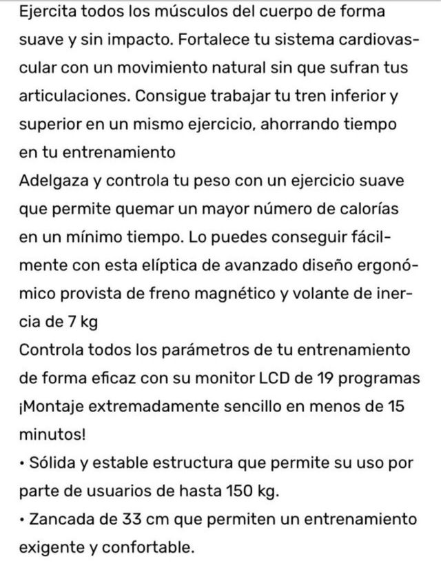 Bicicleta Elíptica Ion Fitness Manual