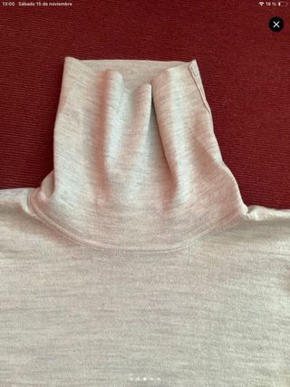 Jersey CH cuello alto beige