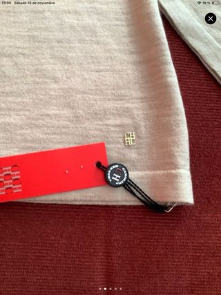 Jersey CH cuello alto beige