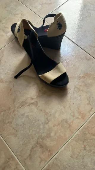 Sandali con zeppa U.S. Polo Assn.