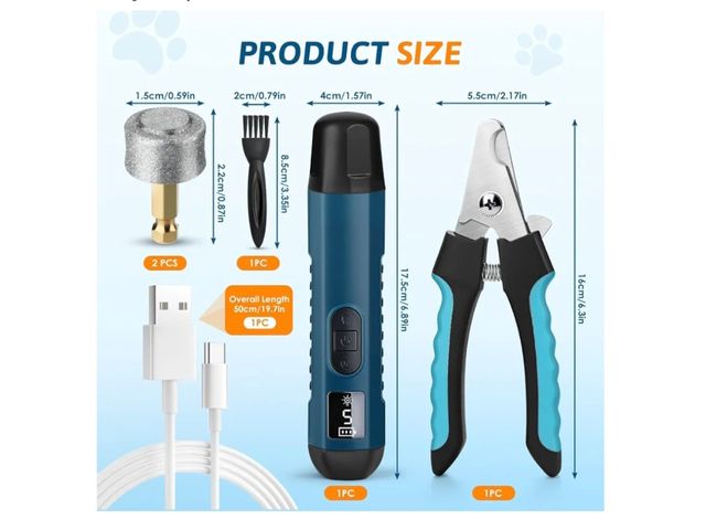 Cortador de uñas para perros