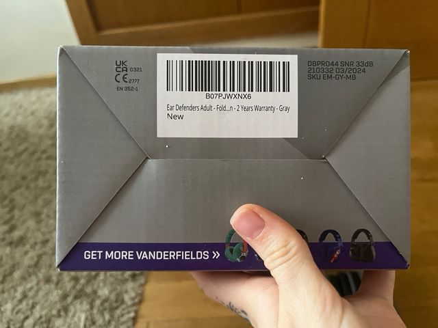 Cascos insonorizantes V-FORT