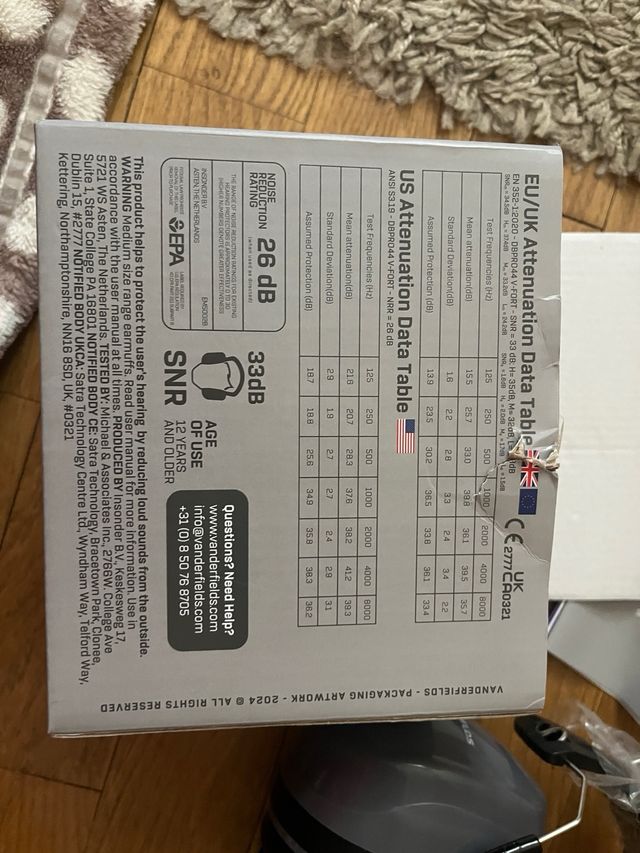 Cascos insonorizantes V-FORT