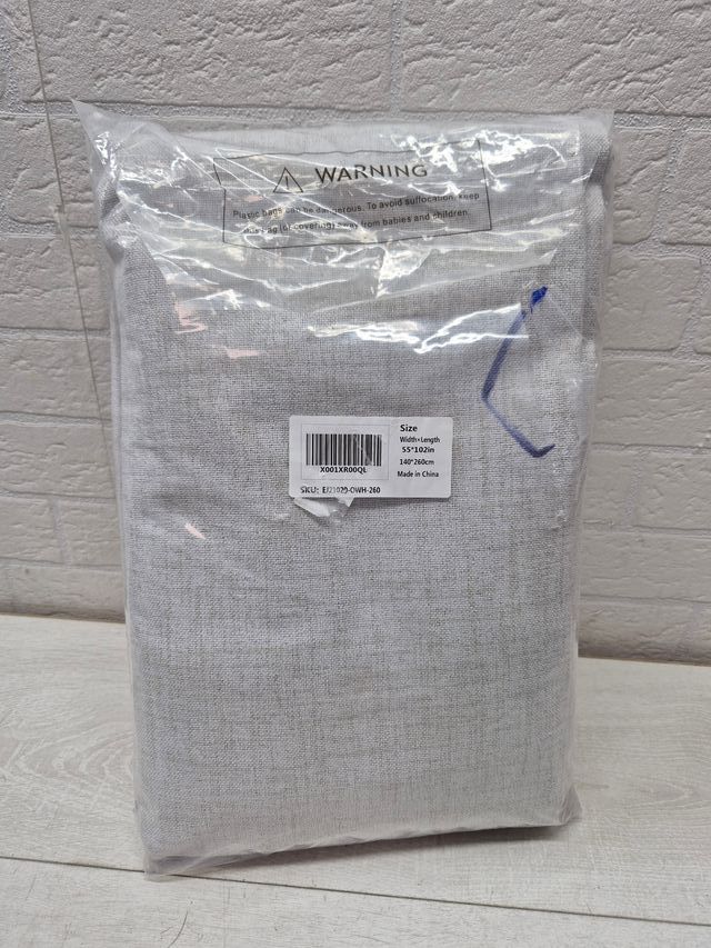 Pack de 2 cortinas opacas 140 x 260 cm