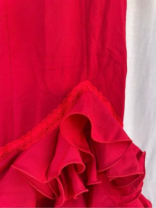 Traje de flamenca rojo