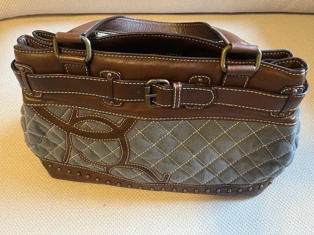 Bolso Purificación García Marrón y Gris