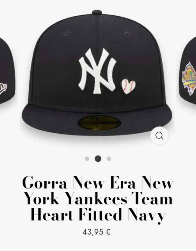 Gorra New Era Yankees con Corazón Rosa