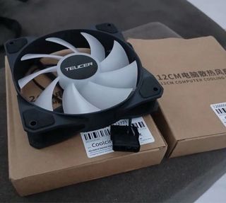 Lote de 3 Ventiladores NUEVOS PC RGB TEUCER 12CM