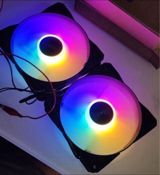 Lote de 3 Ventiladores NUEVOS PC RGB TEUCER 12CM