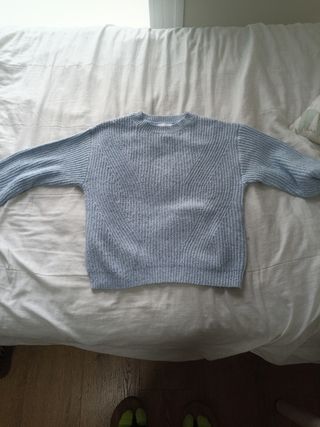 Jersey de punto azul