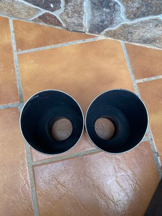 Colas de escape acero inox en 111 mm