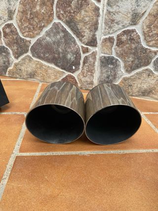 Colas de escape acero inox en 111 mm