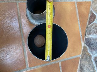 Colas de escape acero inox en 111 mm