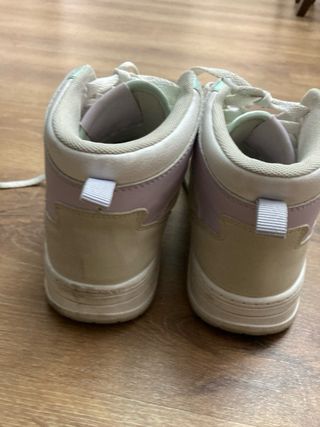 Zapatillas altas colores pastel