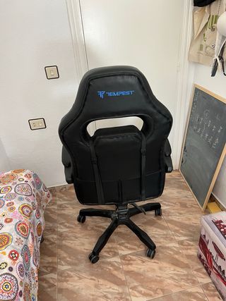 Sedia da Gaming Tempest Nera e Blu