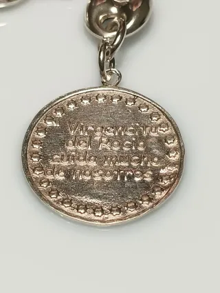 Pulsera Plata 925 Calabrote Virgen del Rocío