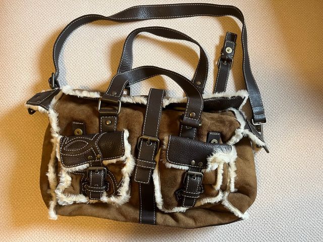 Bolso Purificación García Marrón Pelo