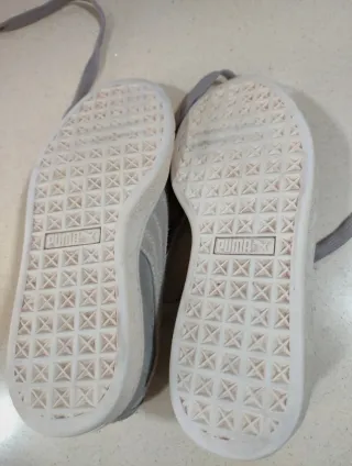 Zapatillas Puma niño grises