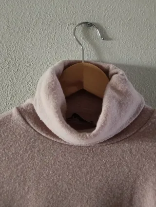 Jersey cuello alto mujer XXL rosa