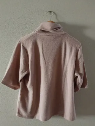 Jersey cuello alto mujer XXL rosa